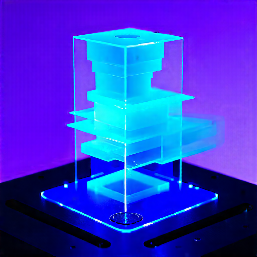 Tech Cinema 4D: 3d printer with holographic projection
