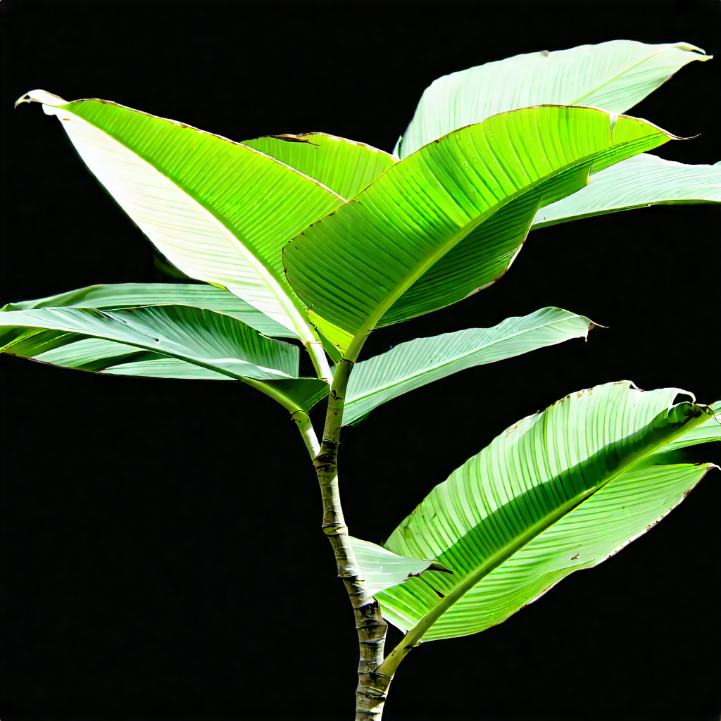 Nature Professional Photography: Tropical Plants In Natural Setting With Large Green