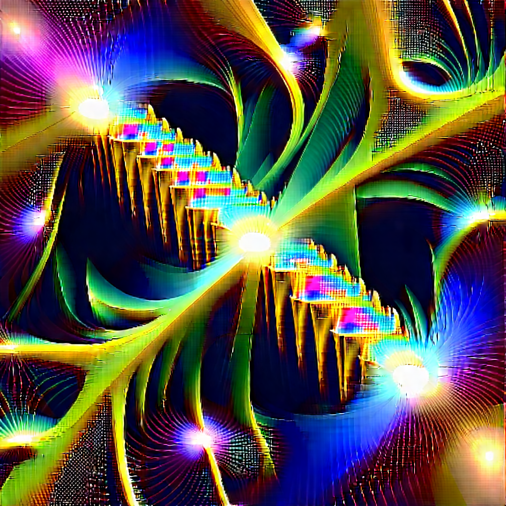 Abstract Fractal Art: Abstract interpretation of magnetic fields