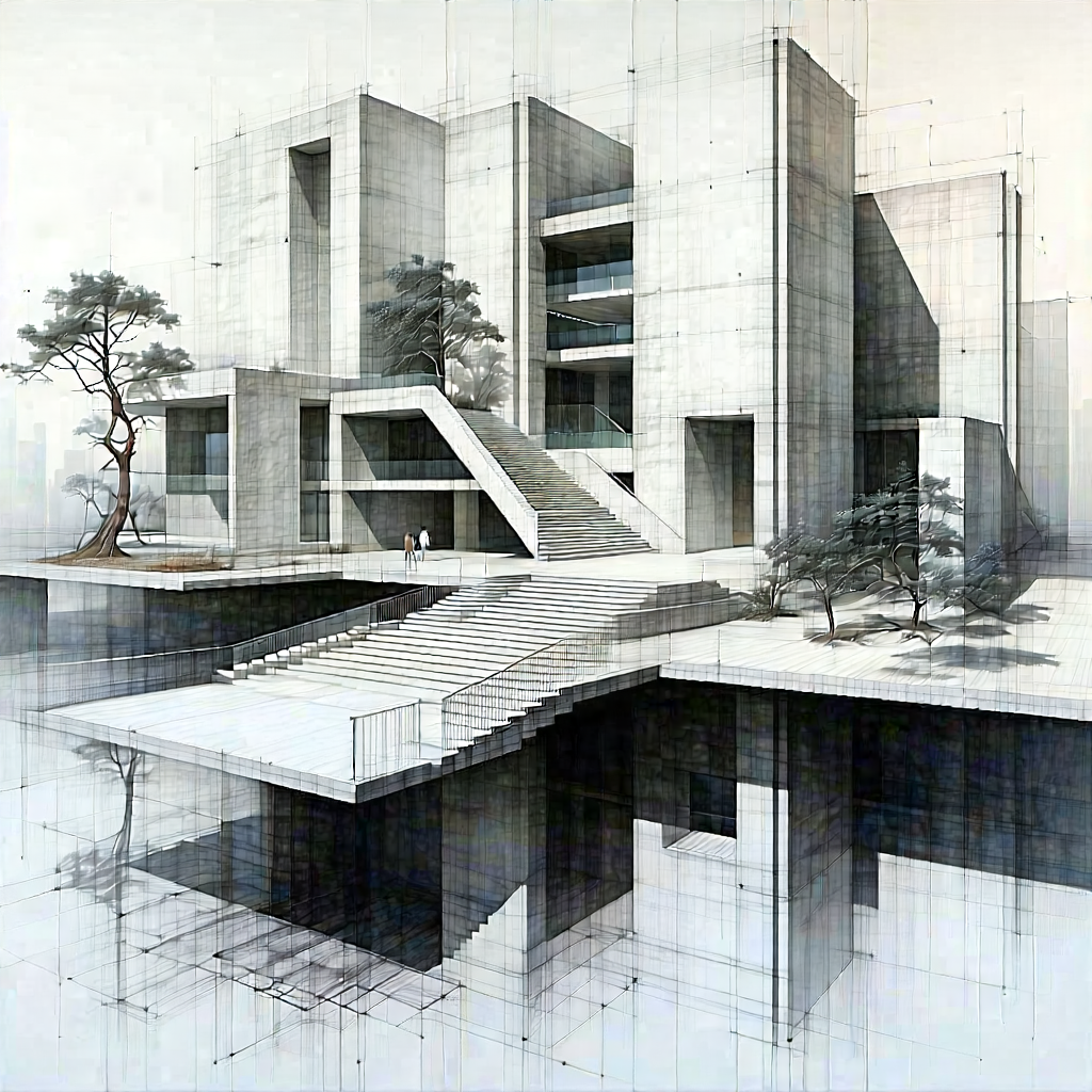 Tech Etching: (digital:1.48) transformation visualization