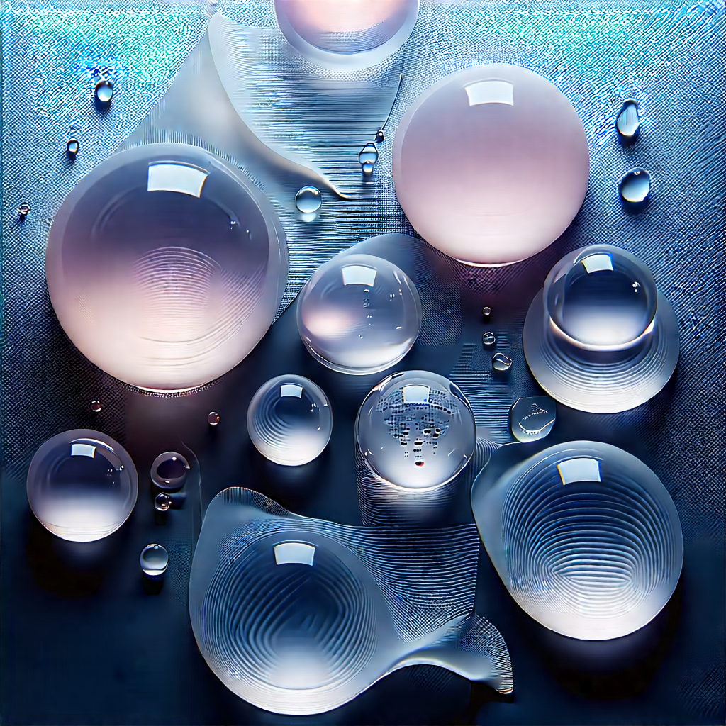 Abstract Food Photography: Translucent Patterns With Collection Glass