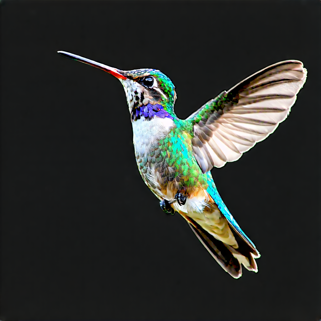 Nature Architectural Photography: Hummingbird In (mountain:1.29) Terrain With Colorful Hummingbird