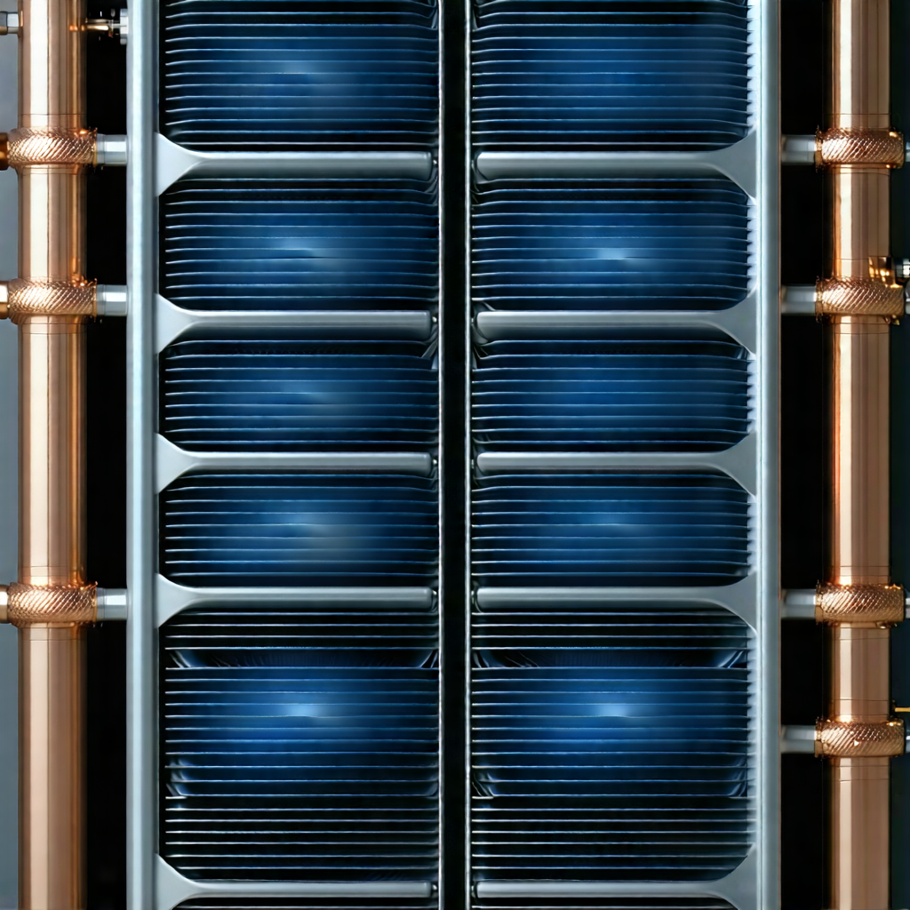 Tech Landscape Photography: Close-up of cooling system