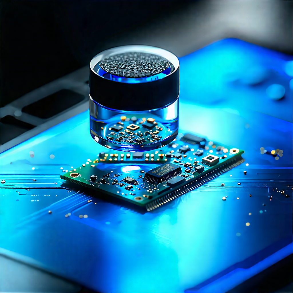 Tech Macro Photography: Educational technology in tech office