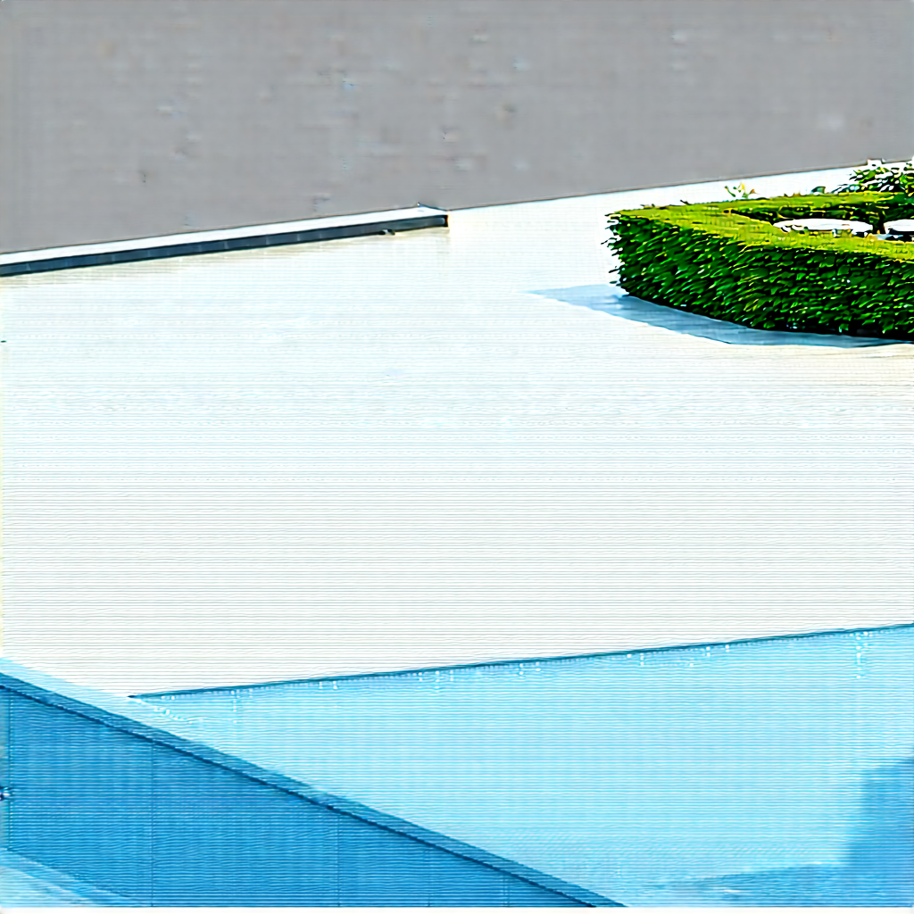 Urban Flat Design: Rooftop Garden With Outdoor Dining With Large, Empty