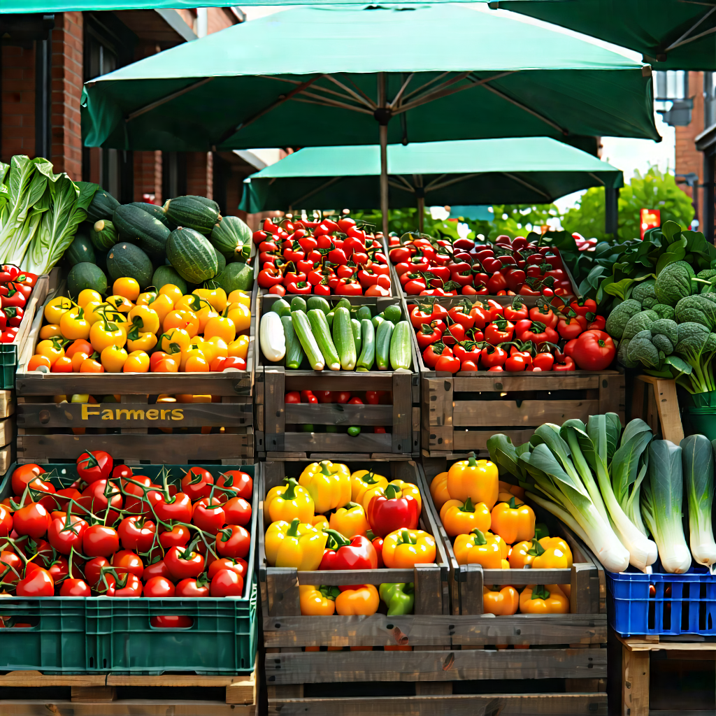 Urban Unreal Engine: Urban farmers market scene