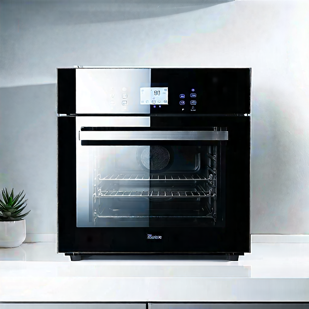 Tech Professional Photography: Innovative Smart Appliance Design With Black Silver