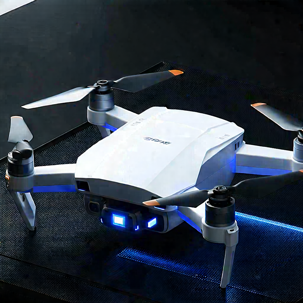 Tech Drone Photography: Innovative Communication Tool Design With White Drone