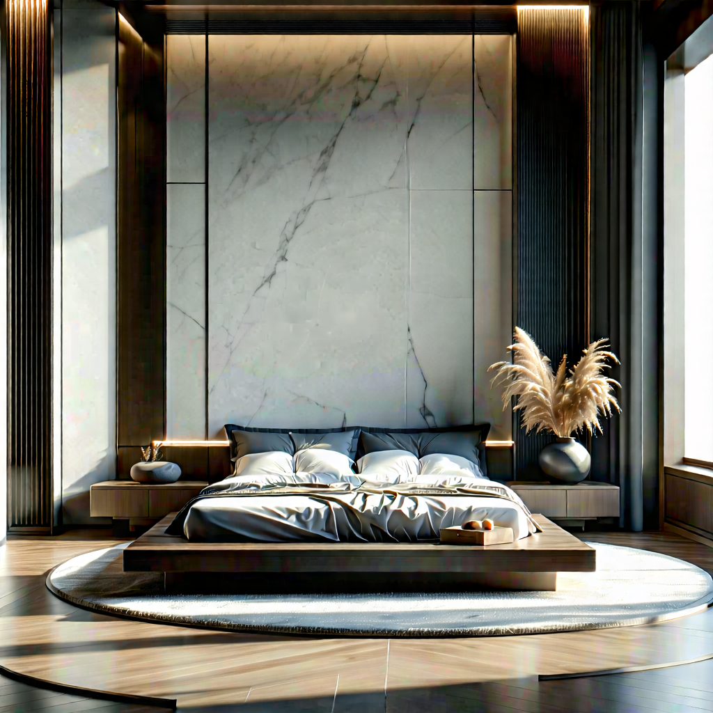 Lifestyle Unreal Engine: Bedroom sanctuary with minimalist decor
