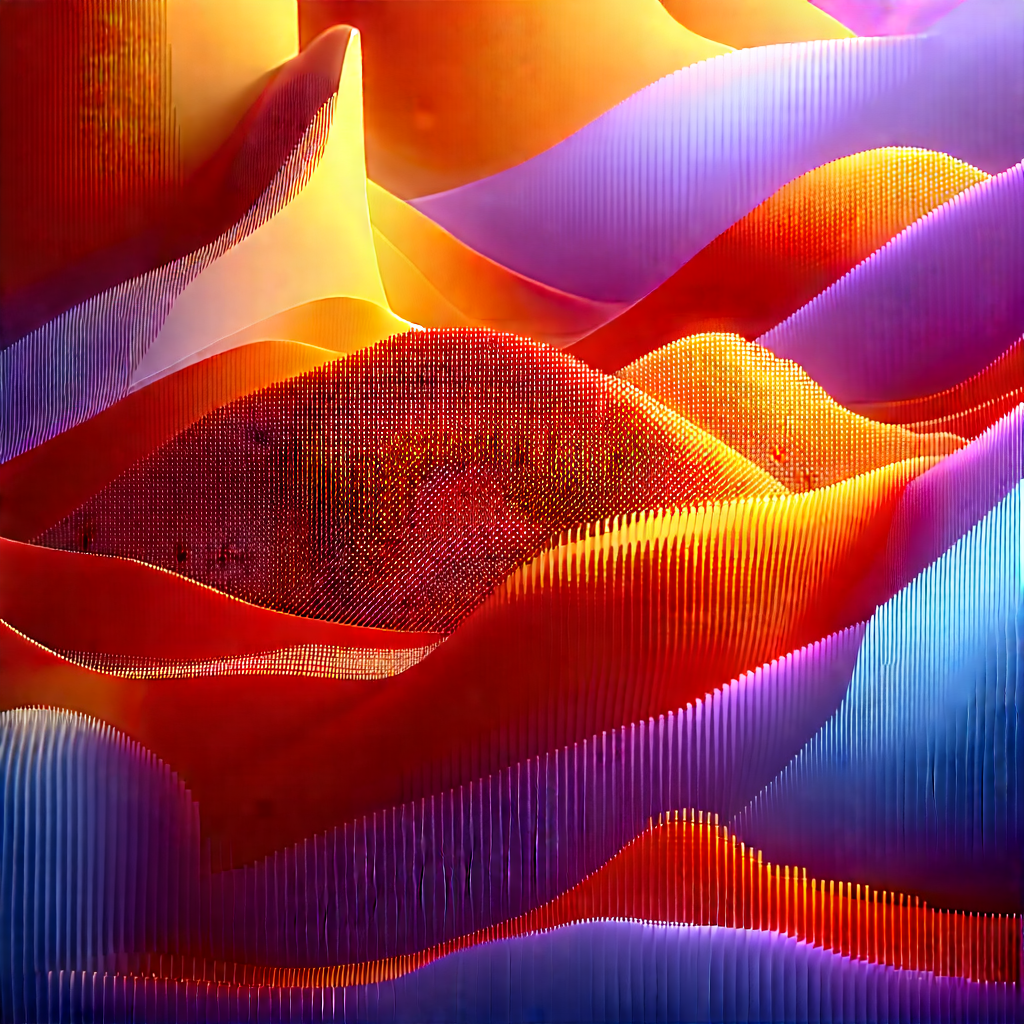 Abstract Pixel Art: Macro view of natural pattern