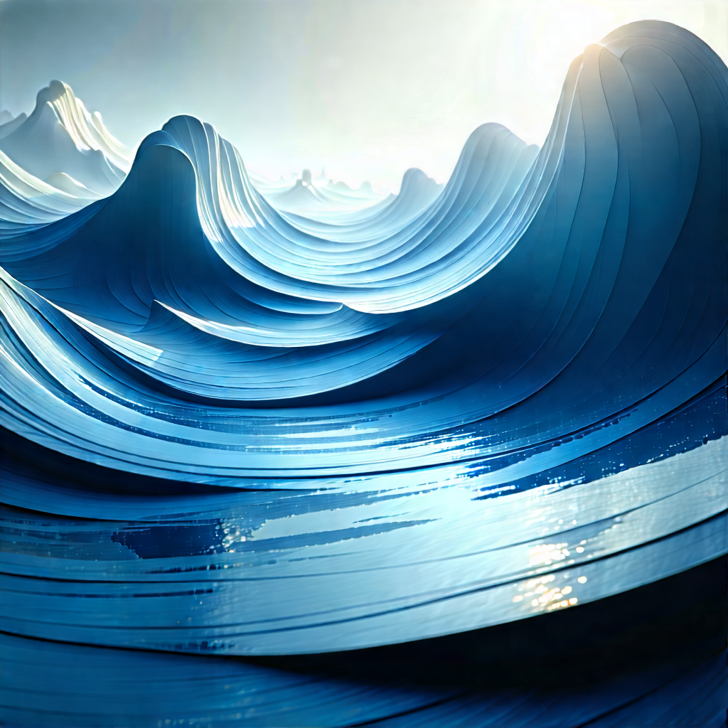 Abstract Tilt-Shift Photography: Wave propagation captured in abstract form