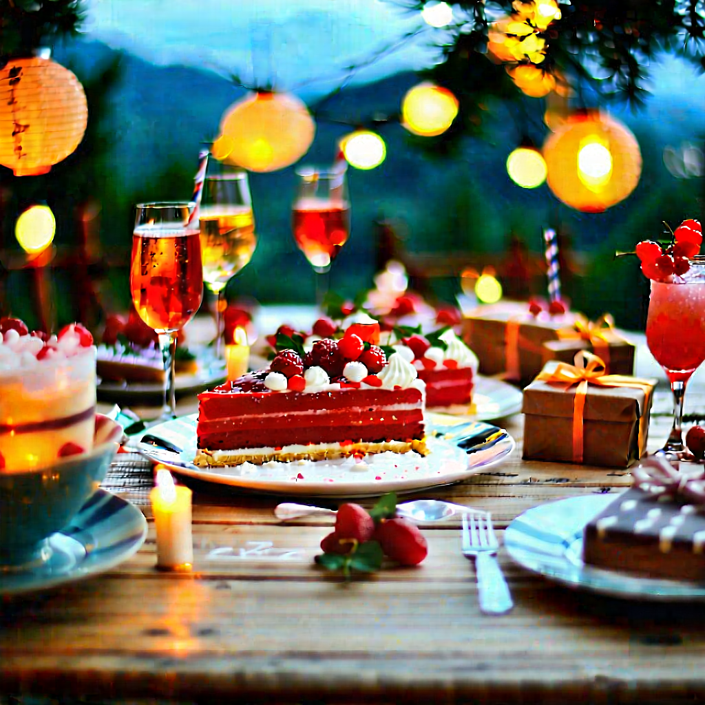 Lifestyle Tilt-Shift Photography: Holiday celebration during summer
