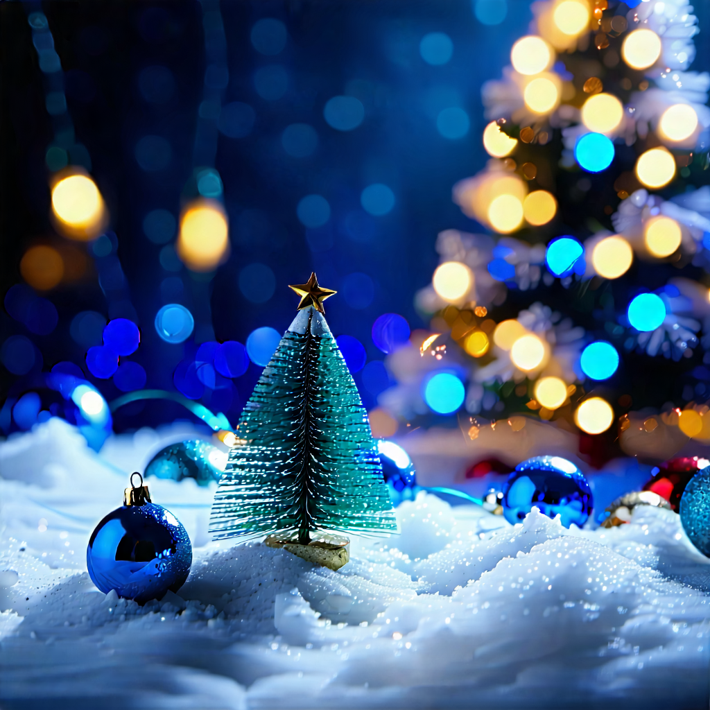 Lifestyle Long Exposure Photography: Holiday Celebration During Holiday Season With Beautifully Decorated