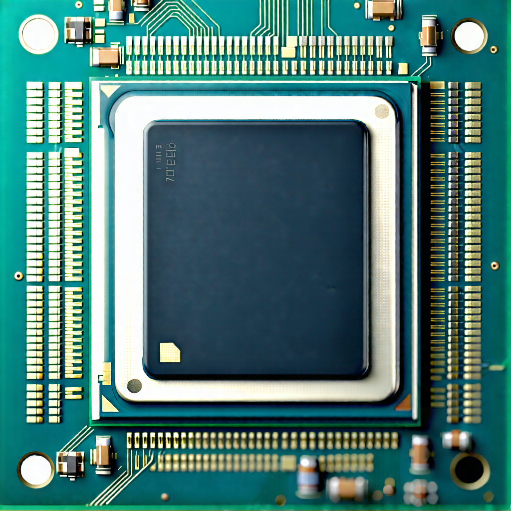 Tech Commercial Photography: Close-up Of Microprocessor With Close-up Computer