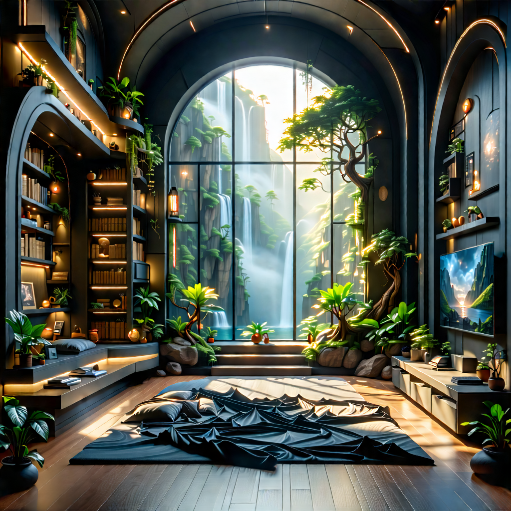 Lifestyle Drone Photography: Bedroom Sanctuary With Organized Space With Large, Well-lit