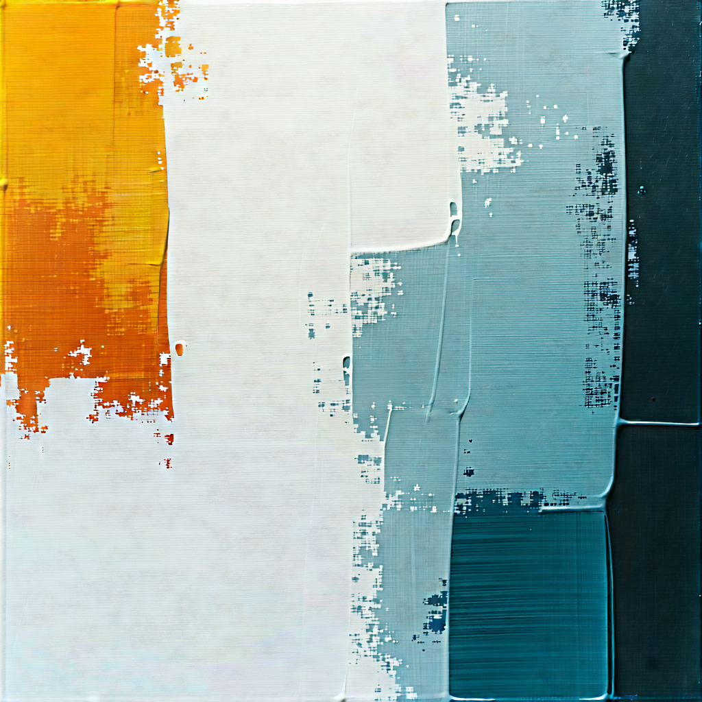 Abstract Flat Design: Textural abstract with analogous color palette