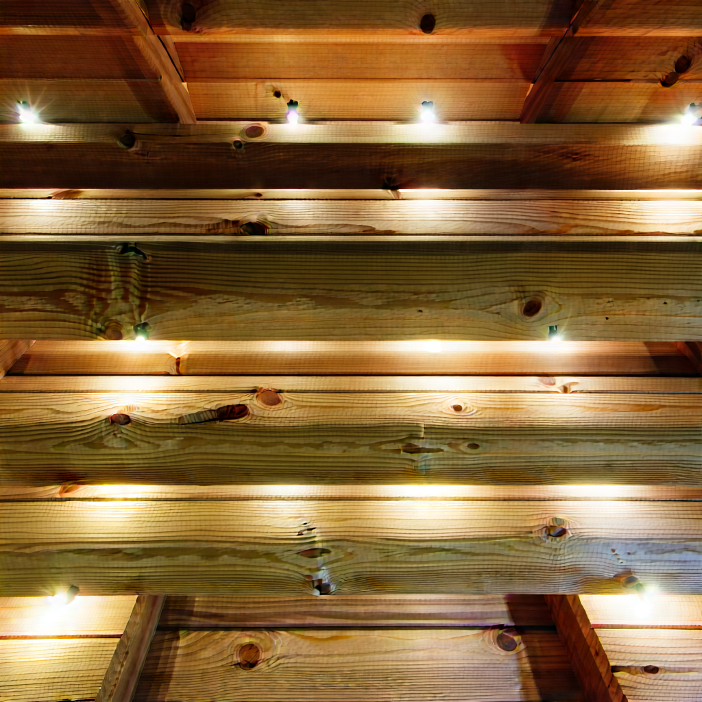 Abstract Professional Photography: Wood construction with balance