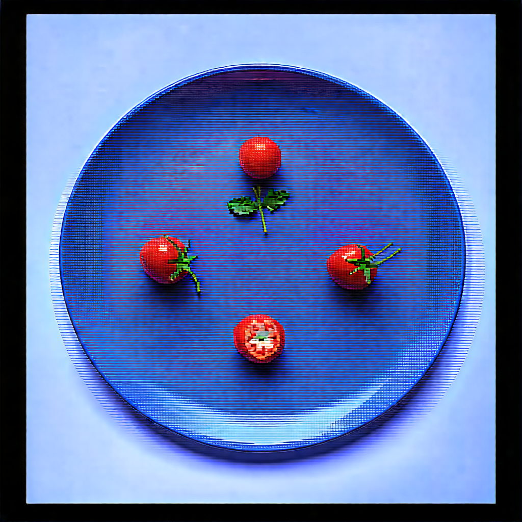 Lifestyle Professional Photography: Fresh Salad Prepared With Seasonal Produce With Blue Plate