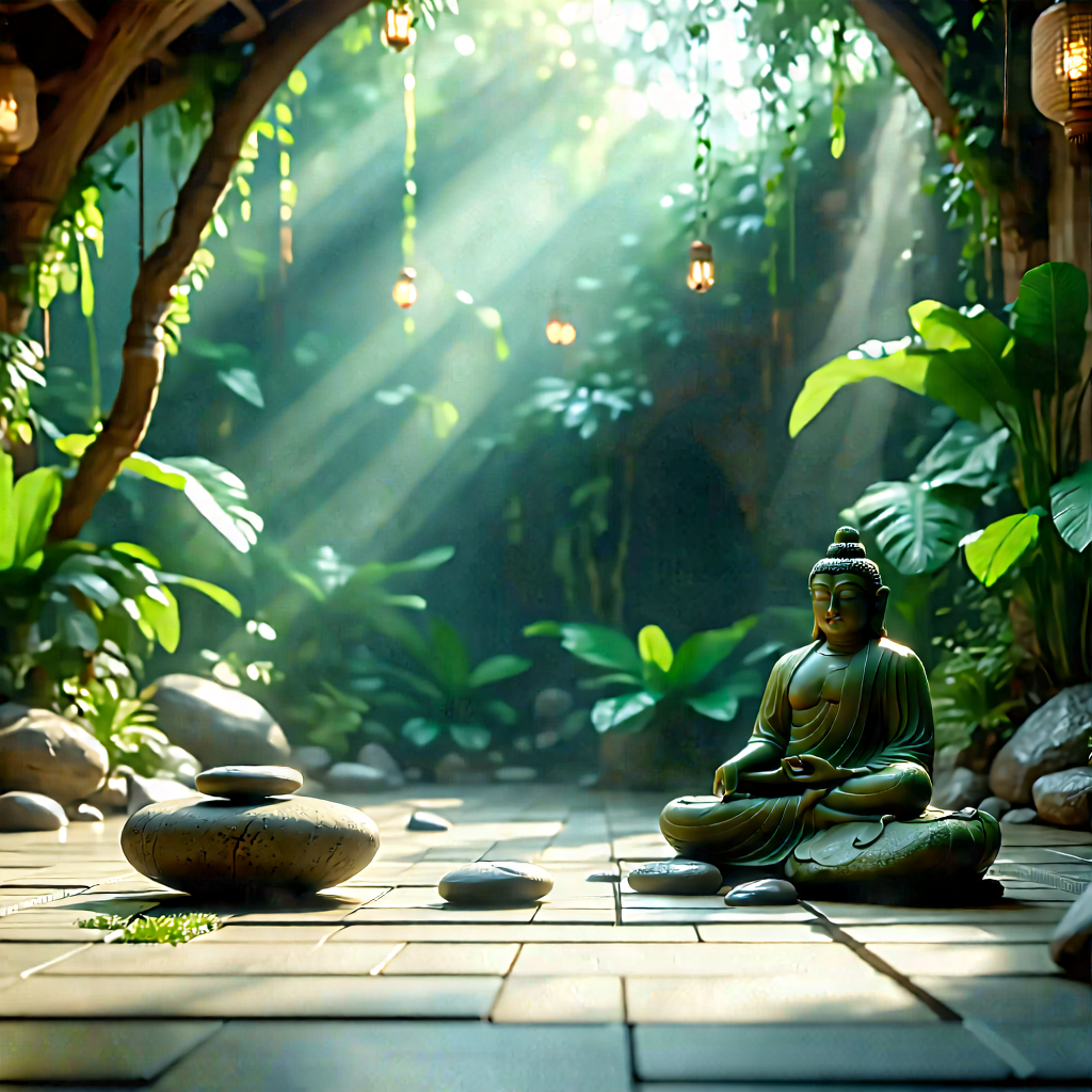 Lifestyle Cinema 4d: Wellness Scene With Natural Lighting With Image, There