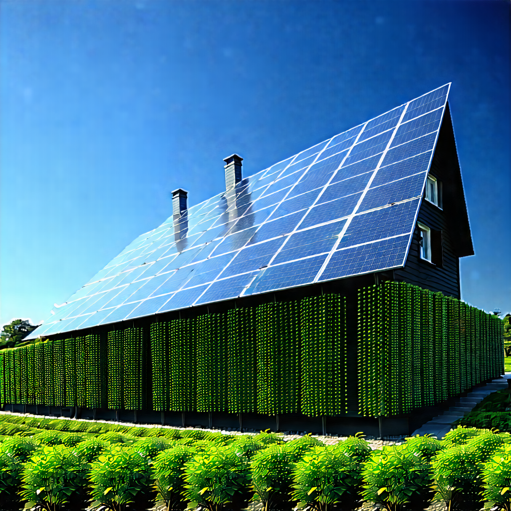 Tech Professional Photography: Innovative Renewable Energy Design With House Solar