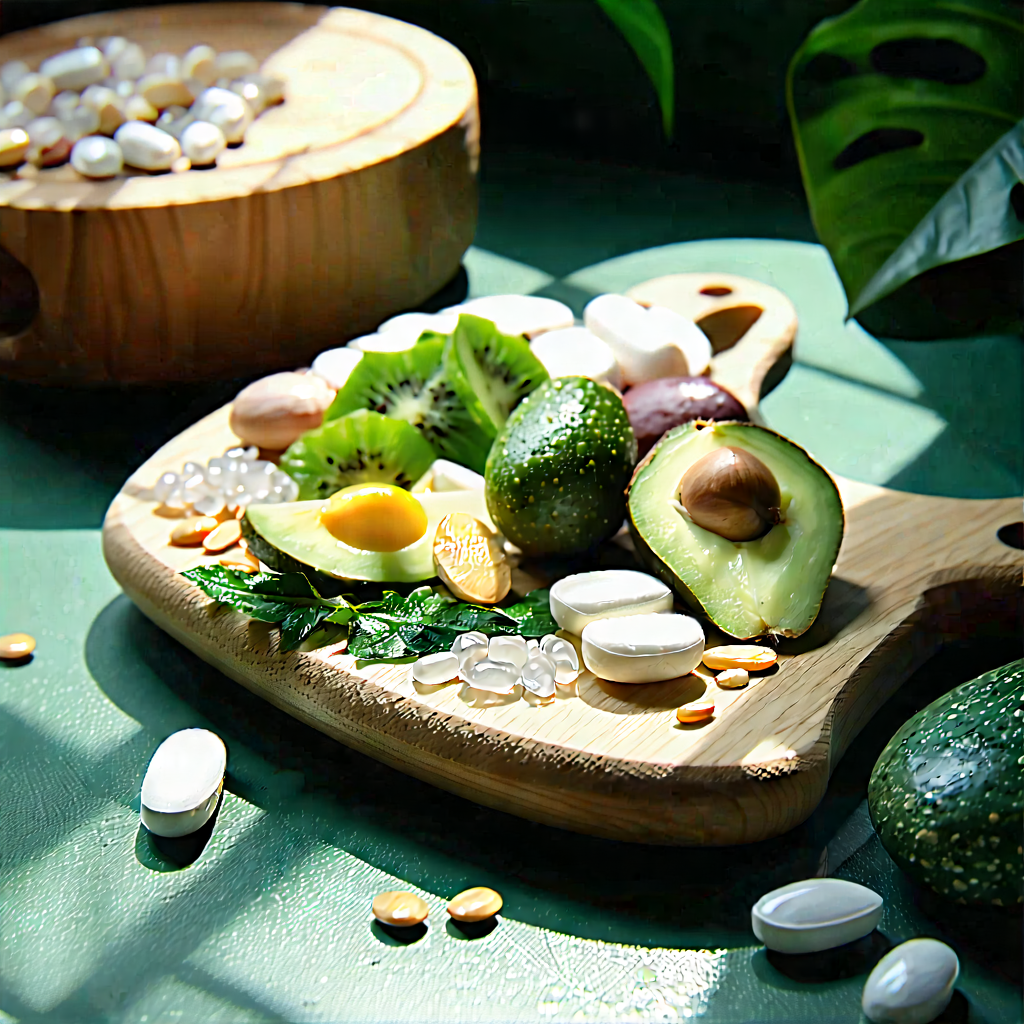 Lifestyle Macro Photography: Wellness scene with healthy food