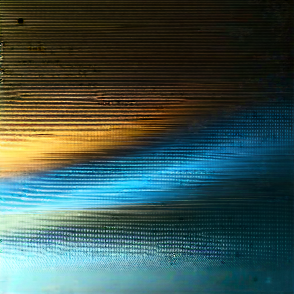 Abstract Long Exposure Photography: Macro view of material interaction