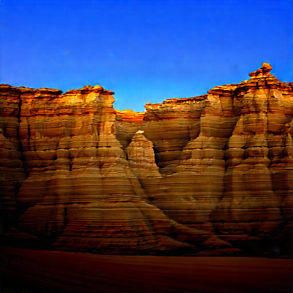 Nature Advertising Photography: Canyon During Blue Hour With Beautiful Landscape