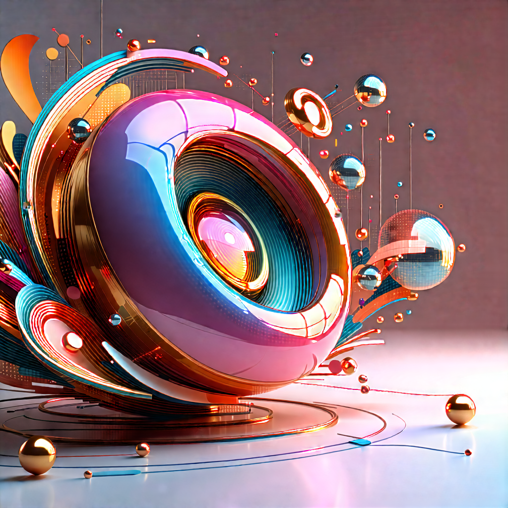 Tech 3d Render: Innovative Communication Tool Design With Image, There