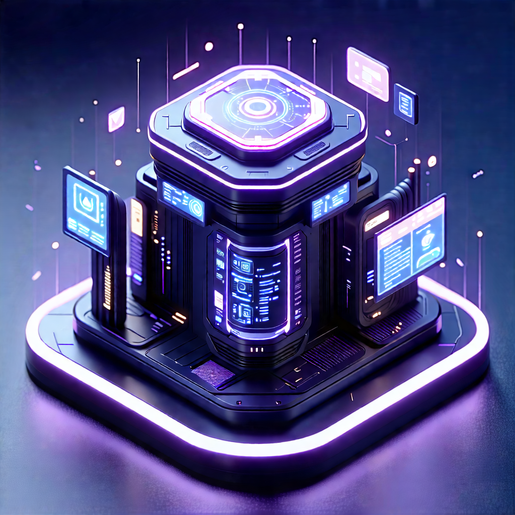 Tech Isometric Design: Innovative communication tool design