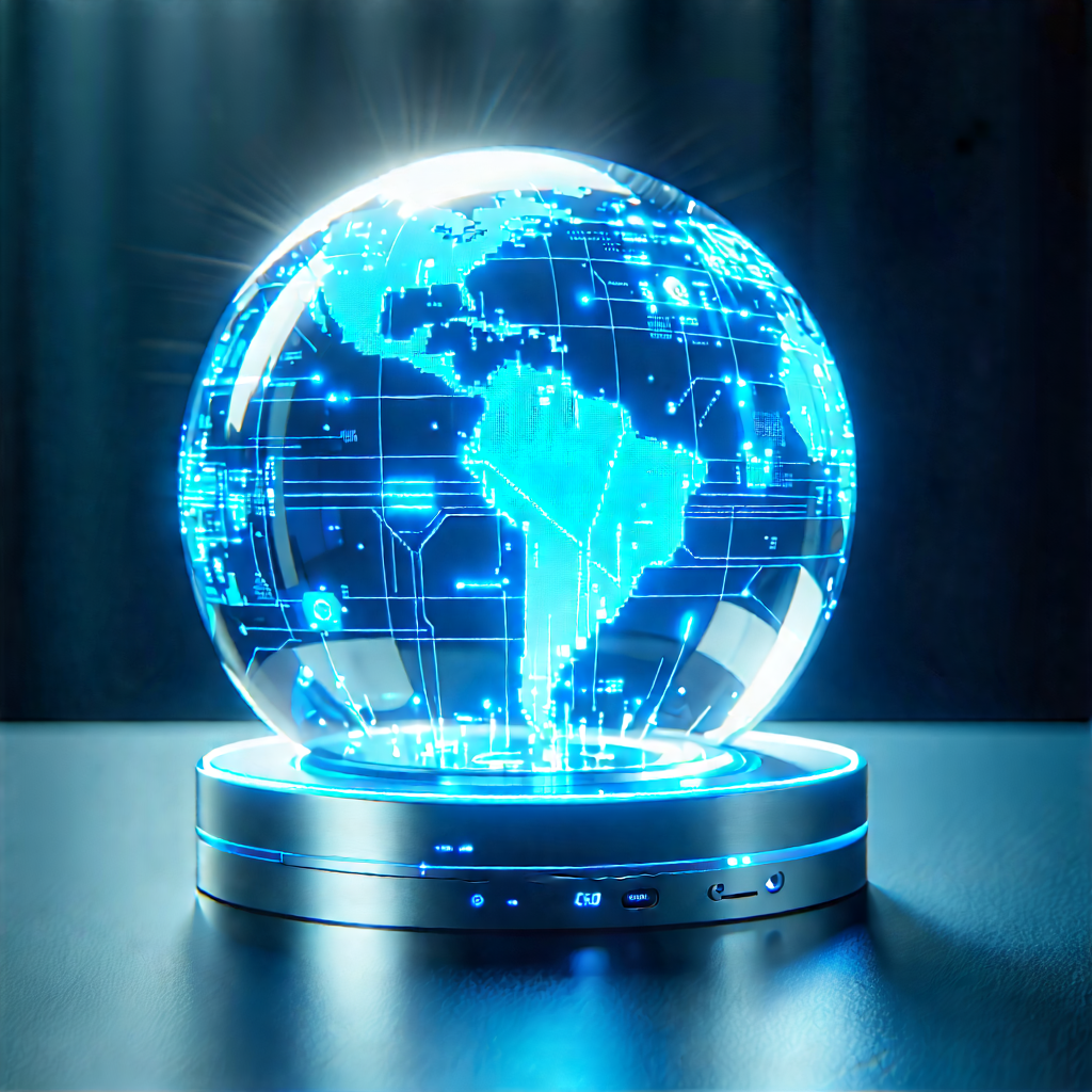 Tech Advertising Photography: Innovative Medical Technology Design With Blue, Glowing