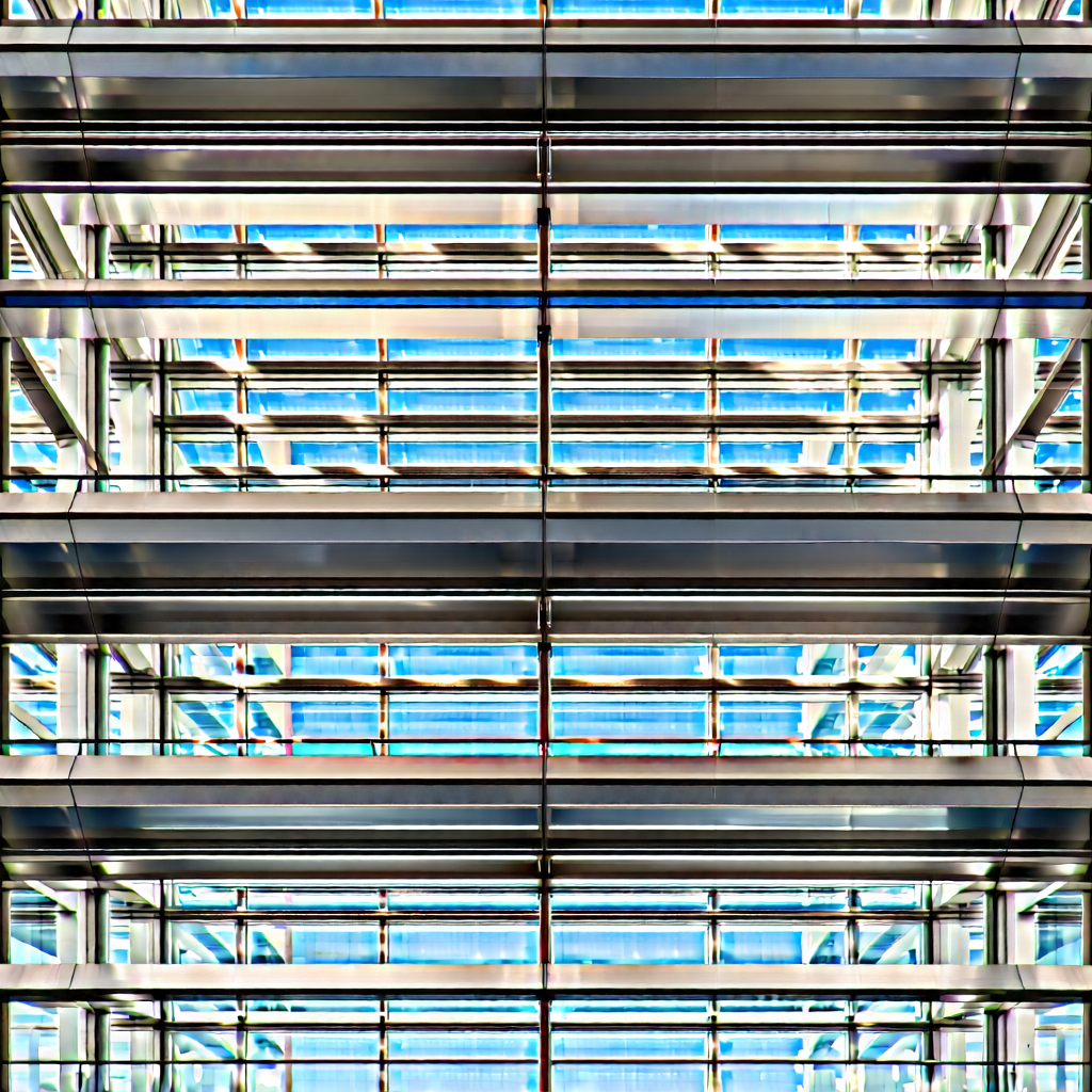 Abstract Architectural Photography: Macro view of crystalline structure