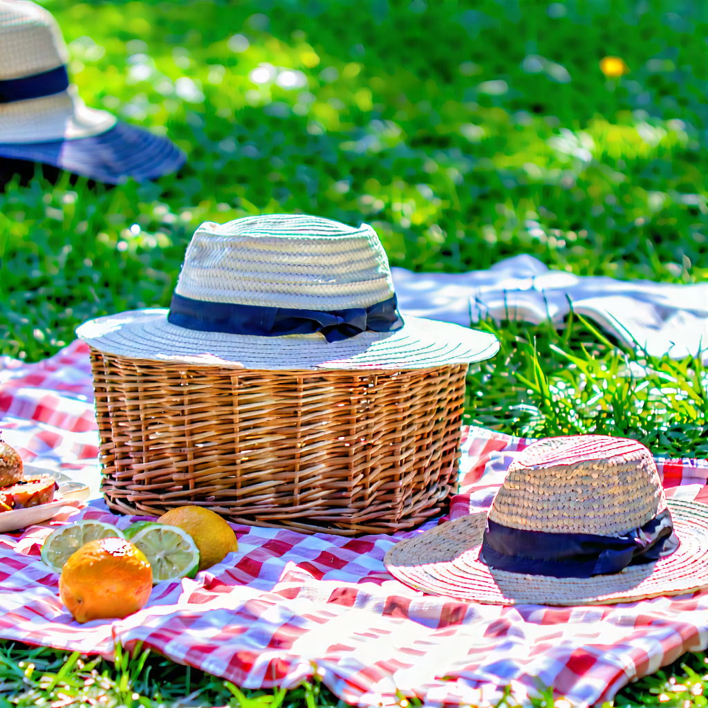 Lifestyle Stock Photography: Summer Picnic During Festival Time With Image, There