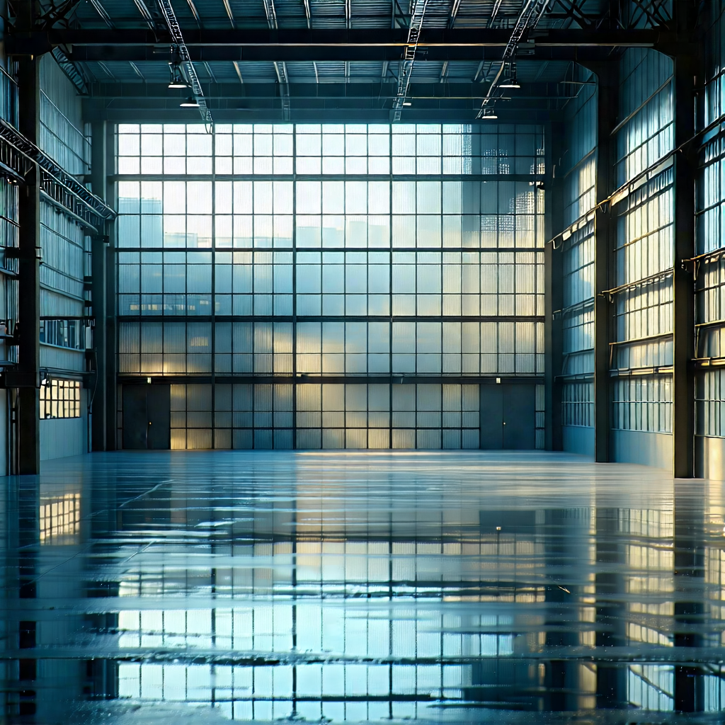 Urban Blender Artwork: Converted warehouse with reflective glass