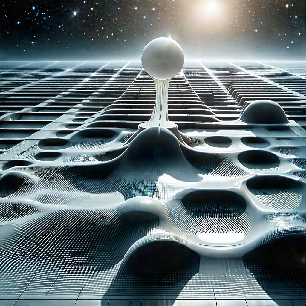 Abstract Architectural Photography: Macro View Of Chemical Reaction With Image, There