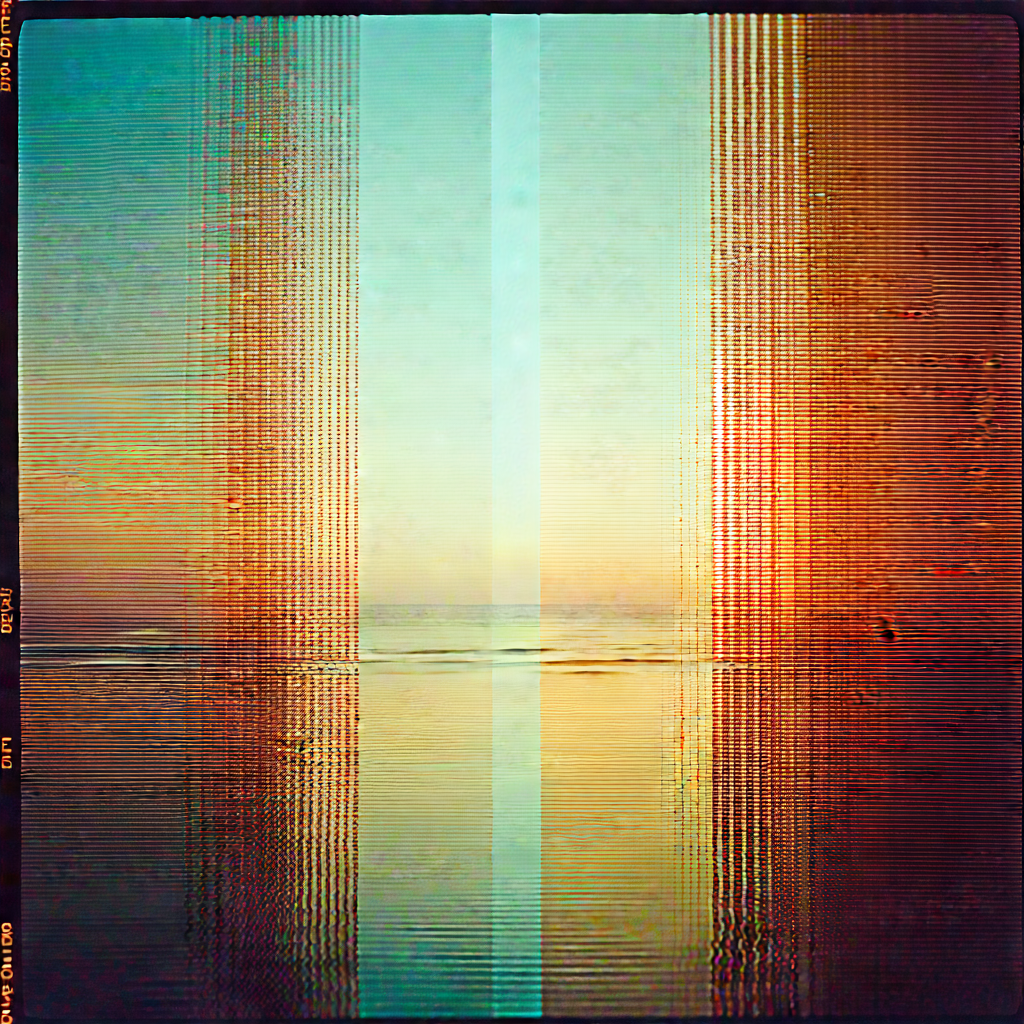 Abstract Vintage Film Photography: Expansion captured in abstract form