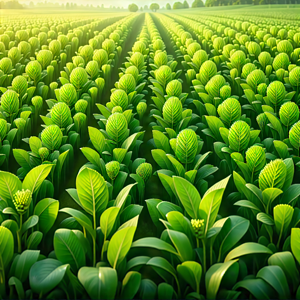 Tech Commercial Photography: Agricultural Technology In Design Studio With Large Field