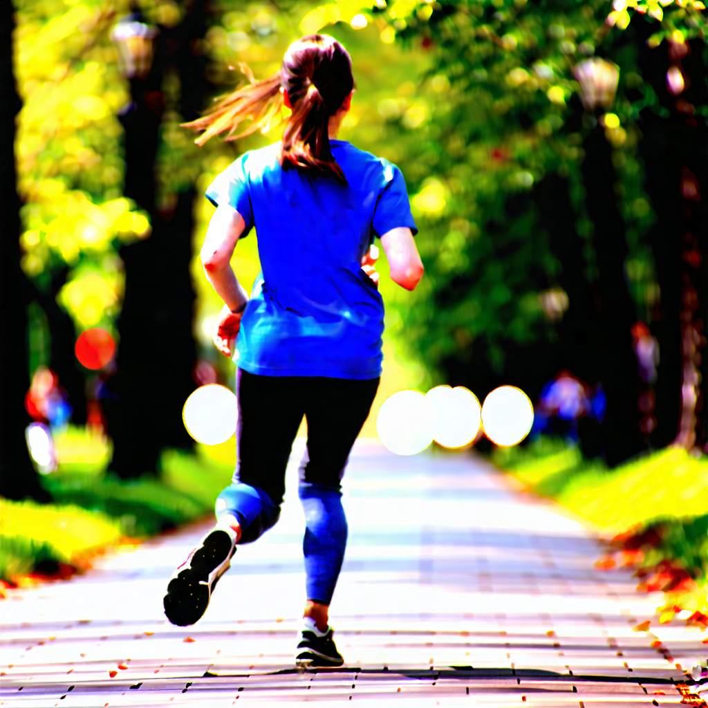 Lifestyle Stock Photography: Running in park