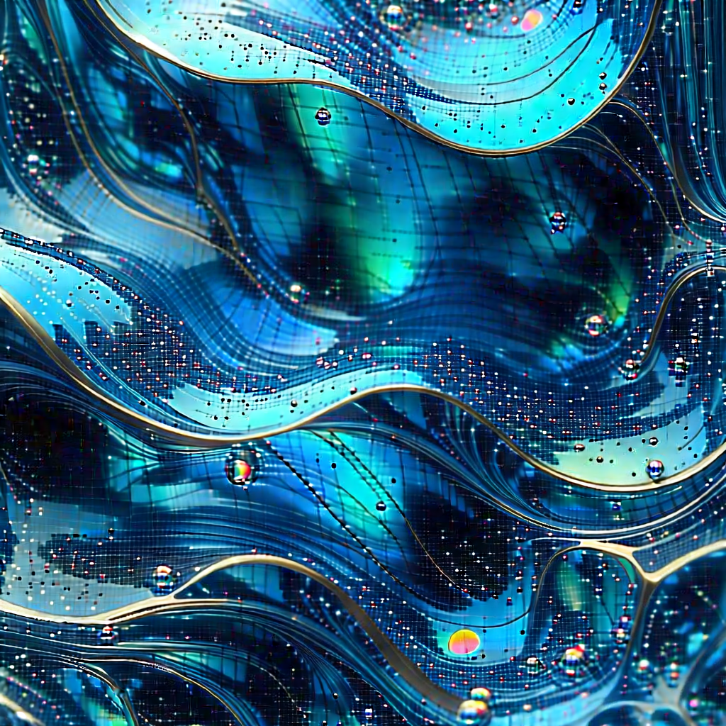 Abstract Hdr Photography: Macro view of synthetic material