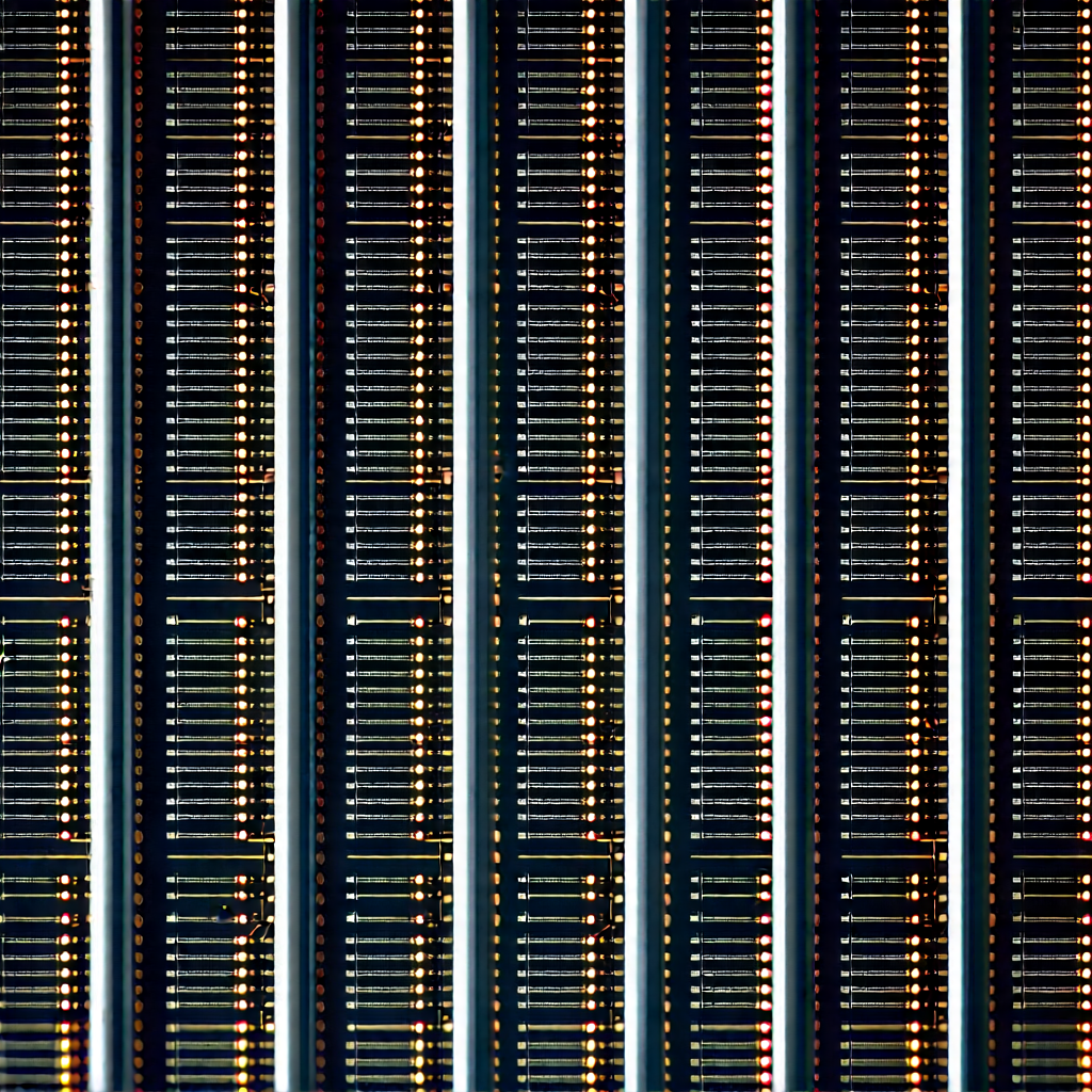 Tech Digital Art: Close-up of sensor array