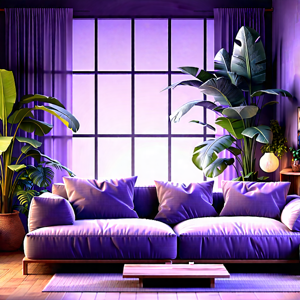 Lifestyle Unreal Engine: Cozy Living Room With Plants And Natural Elements With Image, There