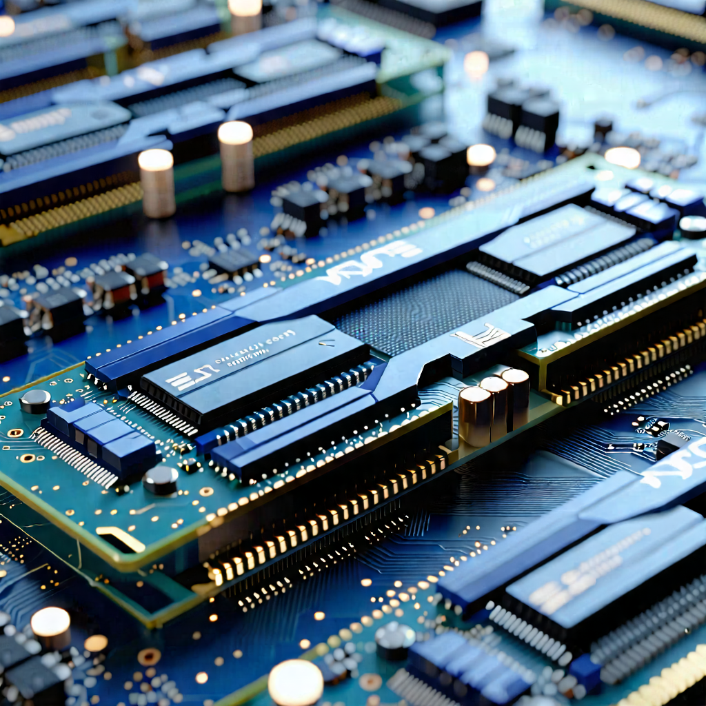Tech Low Poly: Close-up of memory module