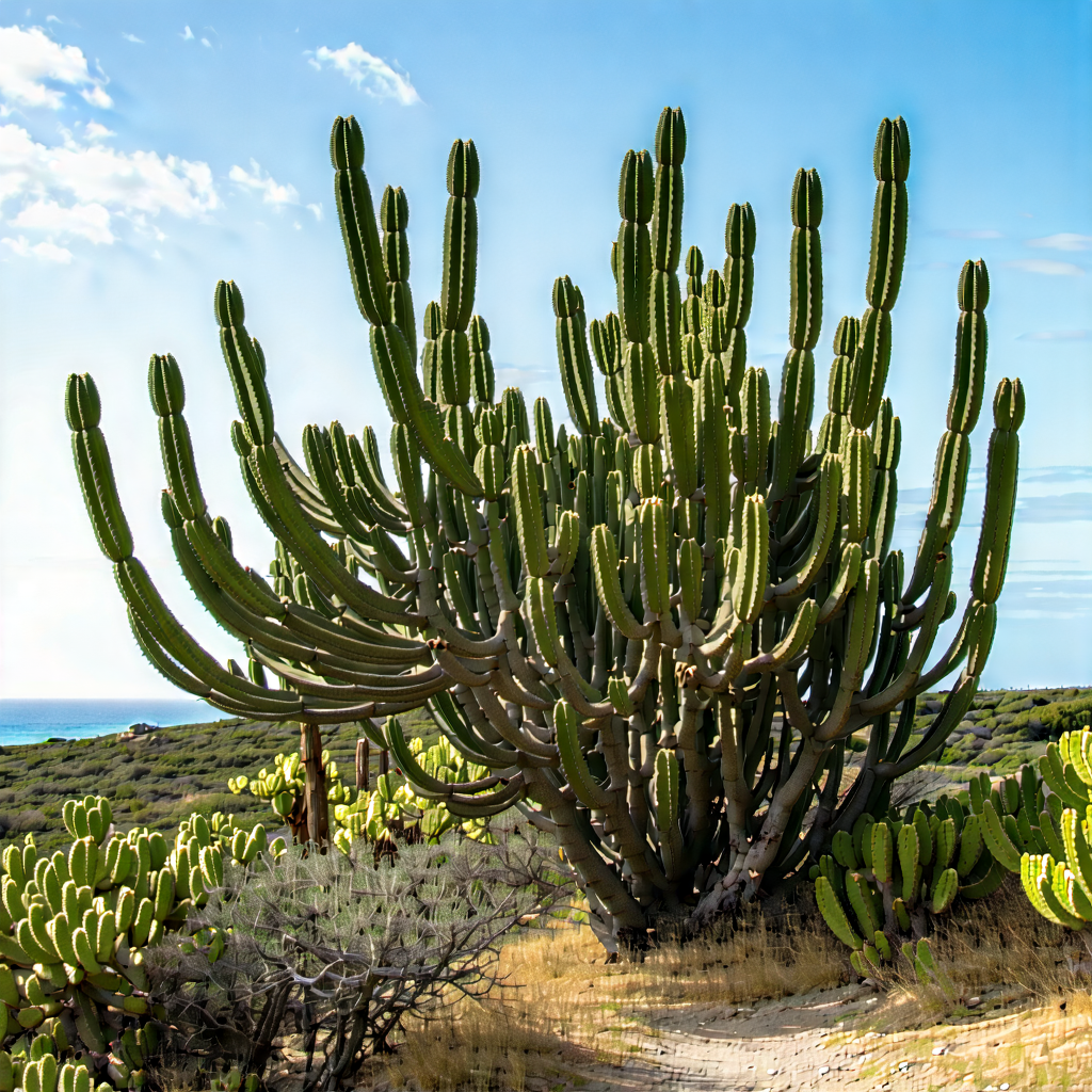 Nature Hdr Photography: Cactus in coastal environment