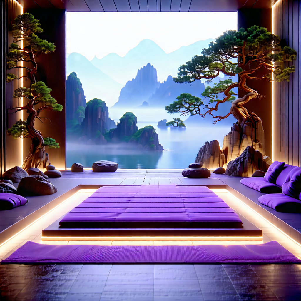 Lifestyle Cinema 4d: Wellness Scene With Meditation Space With Image, There