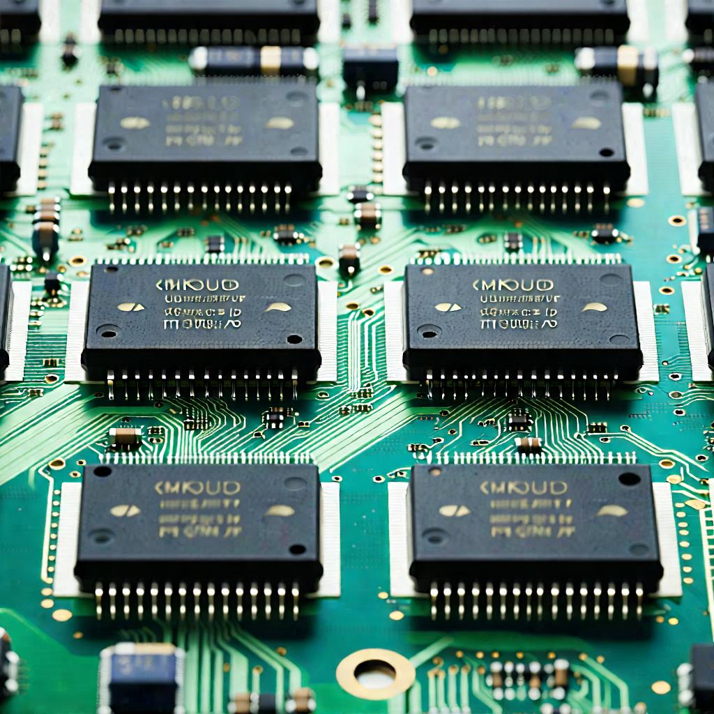 Tech Aerial Photography: Close-up of memory module