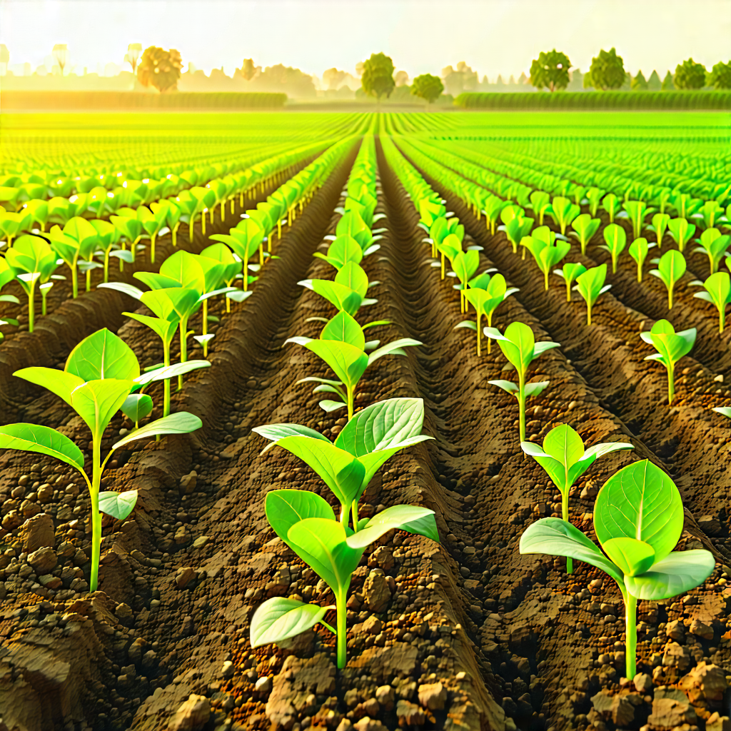 Tech Stock Photography: Agricultural Technology In Design Studio With Large Field