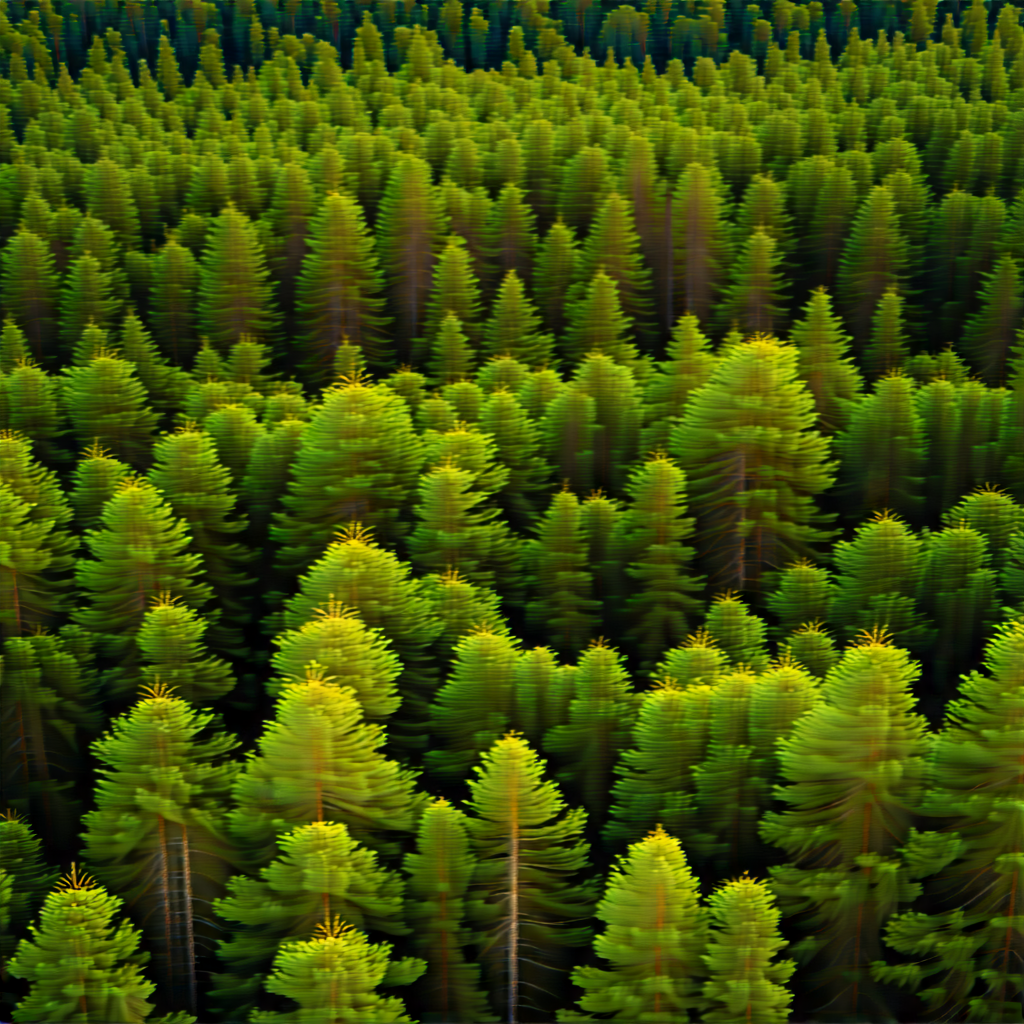 Nature Drone Photography: Aerial View Of Forest Canopy With Image, There