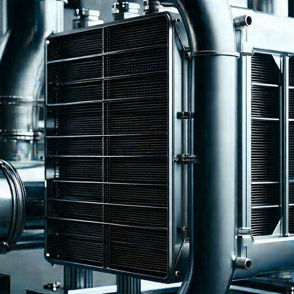Tech Blender Artwork: Close-up of cooling system