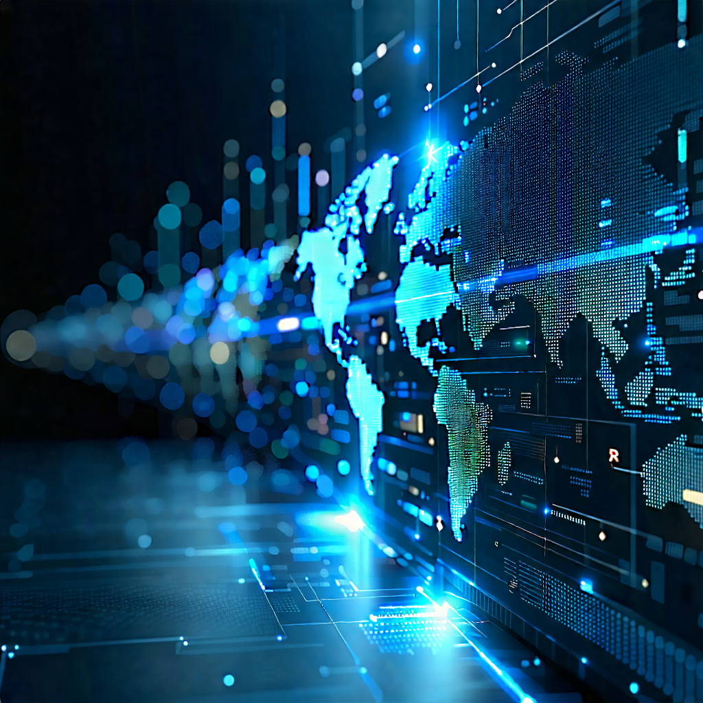 Tech Digital Art: Big data visualization