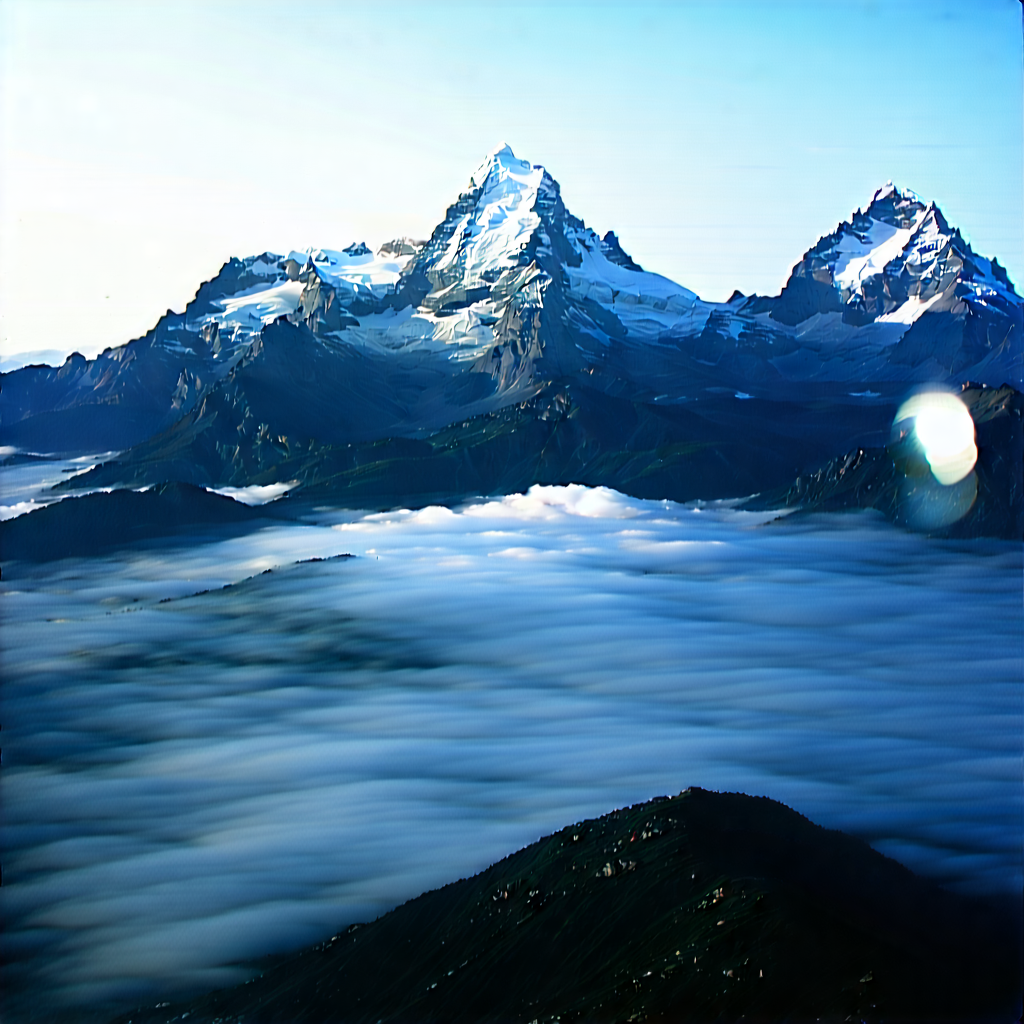Nature Stock Photography: Aerial View Of (mountain:1.1) Range With Breathtaking Mountain
