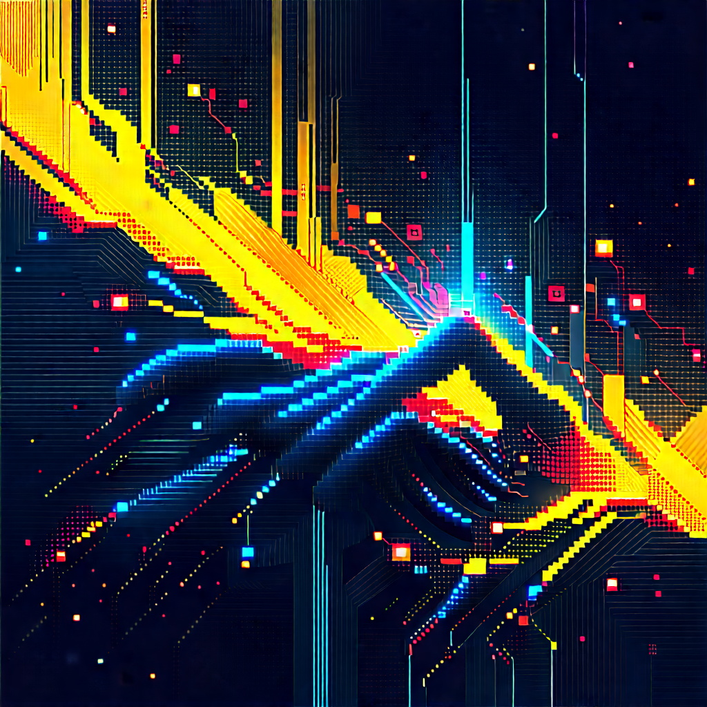 Abstract Pixel Art: Abstract interpretation of magnetic fields